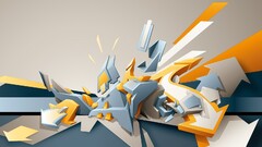 abstract digital art shapes