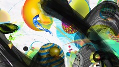 abstract digital art surreal shapes artwork