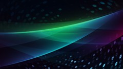 Abstract dots multicolor digital art