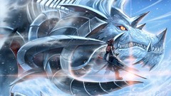 Abstract Dragons samurai