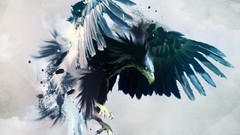 Abstract Eagles artwork