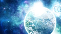 Abstract Earth digital art