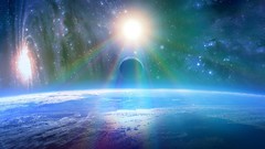 Abstract Earth planets outer space Gary Tonge