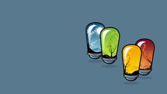 Abstract Earth seasons elements