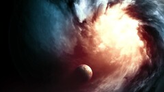 abstract Earth Space space art digital art planet