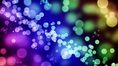 Abstract effect bokeh multicolor rainbows