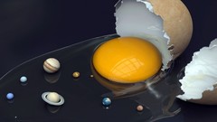 Abstract eggs solar system Objects planets