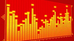 Abstract equalizer artwork