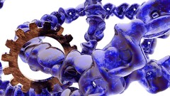 Abstract explosion Gear Zeppelin rings Mark