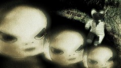 Abstract faces artwork