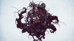 Abstract faces artwork justin maller