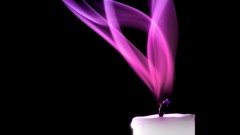 Abstract fire Candles black