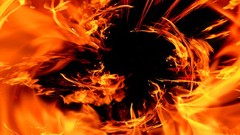 Abstract flame fire