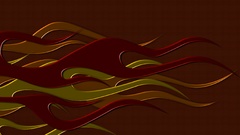 Abstract flames 3D renders