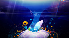 Abstract Flowers apple inc