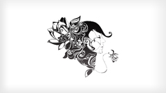 Abstract Flowers head