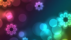 Abstract Flowers Lightning