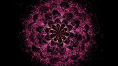 Abstract Flowers pink Fractals