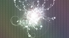 Abstract Flowers wall