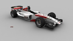 Abstract formula one artwork