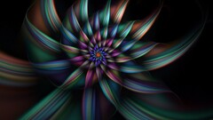abstract fractal cgi Plants Flowers