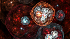 abstract fractal colorful digital art shapes artwork