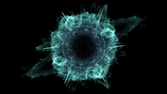 abstract fractal digital art black background artwork shapes