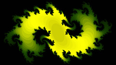 Abstract Fractals black background