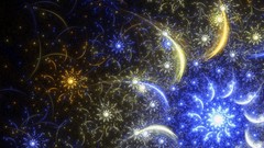 Abstract Fractals glowing