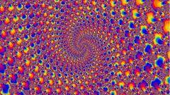 Abstract Fractals patterns spiral
