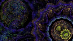 Abstract Fractals purple