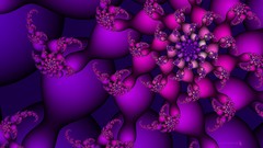 Abstract Fractals purple blatte