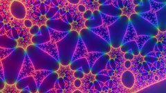 Abstract Fractals shapes psychedelic