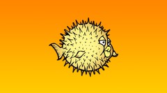 Abstract freebsd OpenBSD puffer fish