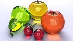 Abstract fruits digital art