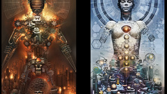 Abstract futuristic Machines transhumanism