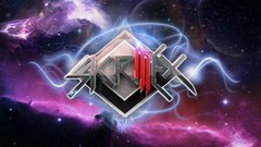 Abstract galaxy skrillex sonny moore wall painting