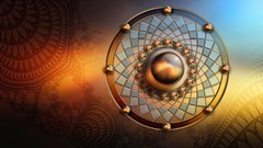 Abstract geometry circles