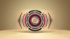 Abstract geometry circles