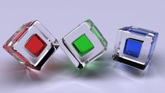 Abstract glass 3d photography