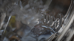 Abstract glass coca-cola