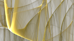 Abstract gold swirls