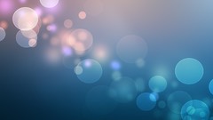 Abstract gradient circles bokeh minimalistic digital art