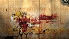 Abstract graffiti wood texture