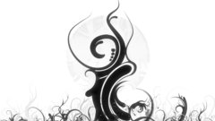 Abstract grayscale monochrome