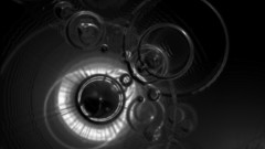 Abstract grayscale water drops