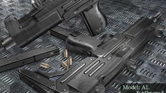 Abstract gun Cool nice 2011 fast amazing smg beutiful 3d and cg
