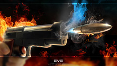 Abstract Guns fire bullets