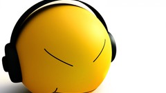 Abstract headphones artwork