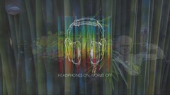 Abstract headphones bamboo suicide